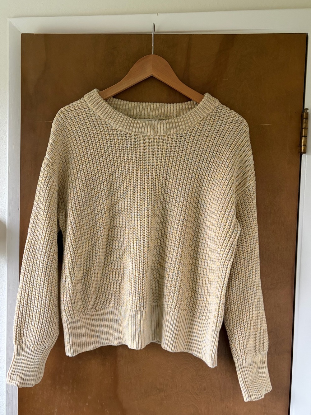 Universal Thread Multi-Colored Ribbed Crewneck Sweater- 100% Cotton